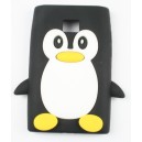 Coque lg l3 noir pingouin Silicone