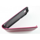 Etui rabat Samsung Galaxy Note 2 Rose fushia