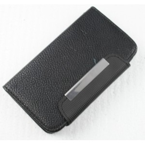 Etui rabat Portefeuille IPhone 4 / 4S noir