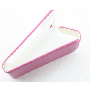  Etui rabat Iphone 4 / 4S Rose fushia