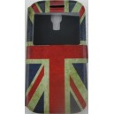 étui portefeuille samsung galaxy s4 mini drapeau anglais usé avec fenetre