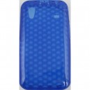 coque samsung galaxy ace bleu nid d'abeille