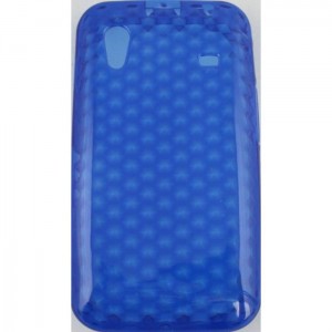 coque samsung galaxy ace bleu nid d'abeille