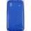 coque samsung galaxy ace bleu nid d'abeille