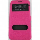 Etui portefeuille Samsung Galaxy Alpha rose