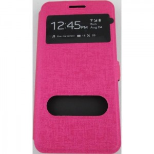 Etui portefeuille Samsung Galaxy Alpha rose