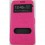 Etui portefeuille Samsung Galaxy Alpha rose